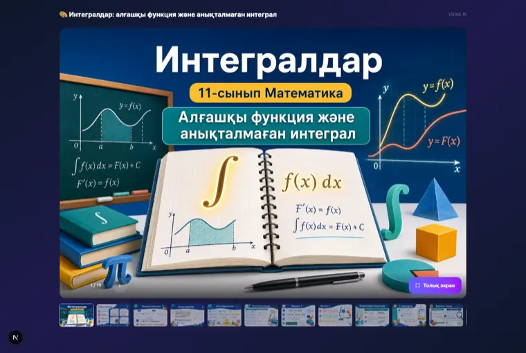 Шығармашылық презентация